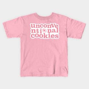 Pink Daisy unco logo Kids T-Shirt